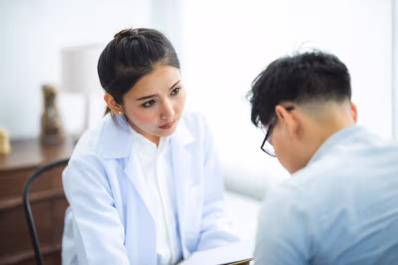Doctor and patient consultation for Disabled Access - How To Get Hold Of Ashford: Private Microsuction Ear Wax Removal In As...