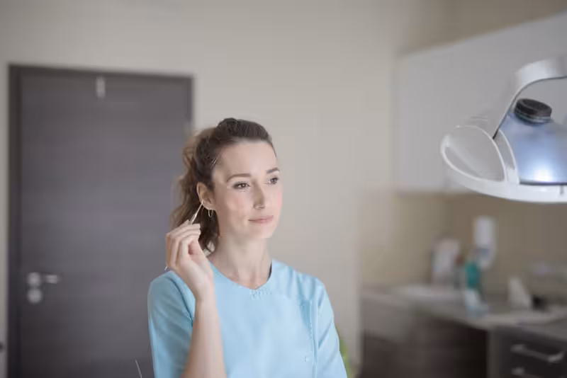 Doctor in clinic for Getting to the Clinic with an Email Reminder in Place - Reading: Private Microsuction Ear Wax Removal I...